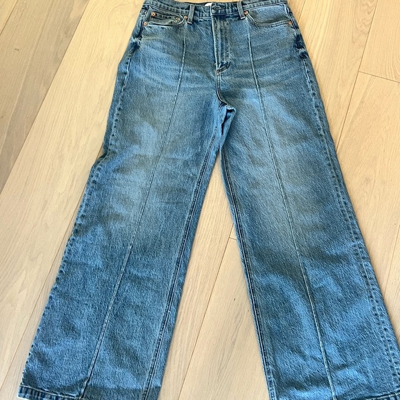 pistola Denim - PISTOLA Lana Pintuck High Rise Ultra Wide Leg - Cannes